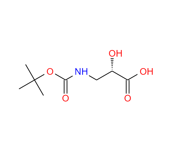 3-叔丁氧羰基氨基-(S)-2-羟基丙酸 52558-24-4
