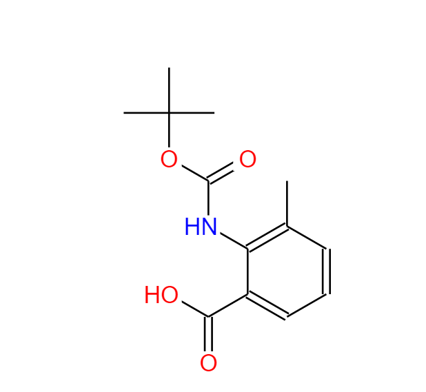 2-叔丁氧基羰氨基-3-甲基苯甲酸 669713-59-1