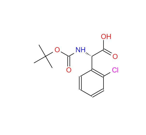 (S)-N-叔丁氧羰基-(2'-氯苯基)甘氨酸 225918-60-5