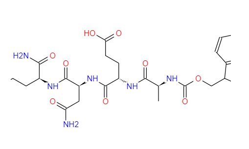 220701-06-4   L-Lysinamide,?N-[(9H-fluoren-9-ylmethoxy)carbonyl]-L-alanyl-L-α-glutamyl-L-asparaginyl- (9CI)