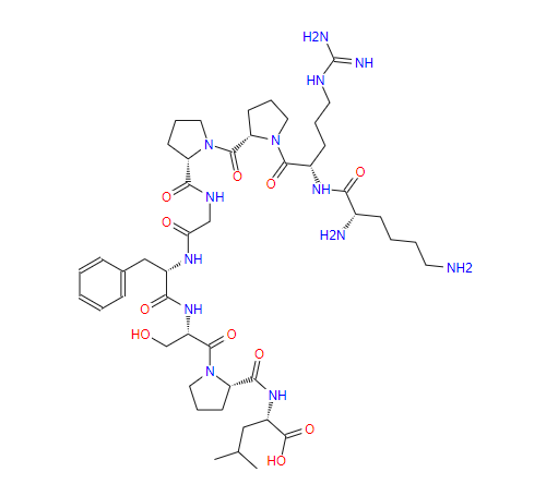 Lys-Des-Arg9, Leu8-Bradykinin    71800-37-8