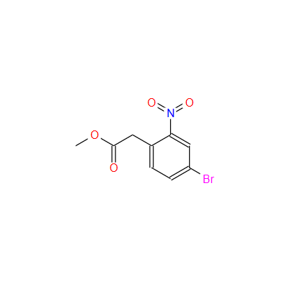 2-(4-溴-2-硝基苯基)乙酸甲酯 100487-82-9
