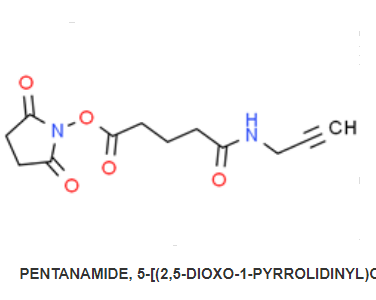 PENTANAMIDE, 5-[(2,5-DIOXO-1-PYRROLIDINYL)OXY]-5-OXO-N-2-PROPYNYL- 693777-85-4