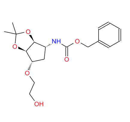 ((3aS,4R,6S,6aR)-6-(2-羟基乙氧基)-2,2-二甲基四氢-3aH-环戊二烯并[d][1,3]二氧杂环戊烯-4-基)氨基甲酸苄酯 274693-54-8
