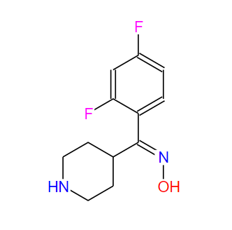 (Z)-(2,4-二氟苯基)-4-哌啶基甲酮肟 691007-05-3