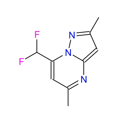 7-(二氟甲基)-2,5-二甲基吡唑并[1,5-a]嘧啶 1795186-93-4
