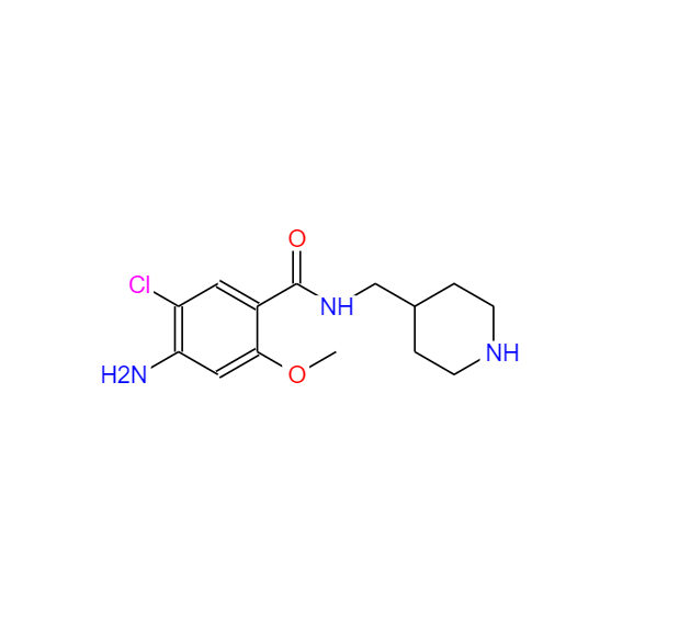 4-氨基-5-氯-2-甲氧基-N-(4-甲基哌啶)苯甲酰胺 654084-41-0