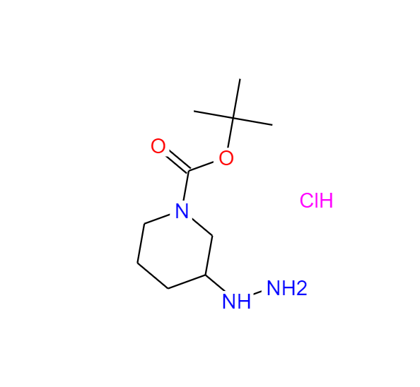 1-BOC-3-肼基哌啶盐酸盐 1628179-35-0