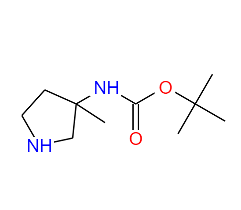 3-(BOC-氨基)-3-甲基吡咯烷