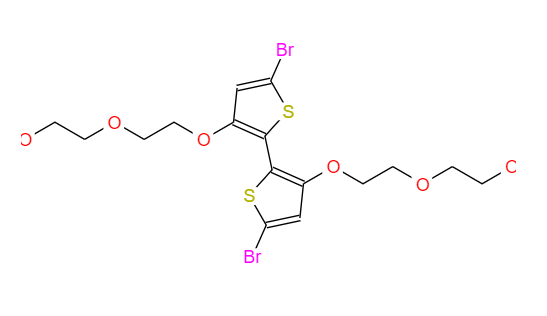 1974310-58-1    5,5'-二溴-3,3'-双s(2-(2-(2-甲氧基乙氧基)乙氧基)乙氧基)-2,2'-联噻吩