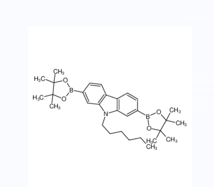 9-hexyl-2,7-bis(4,4,5,5-tetramethyl-1,3,2-dioxaborolan-2-yl)-9H-carbazole	