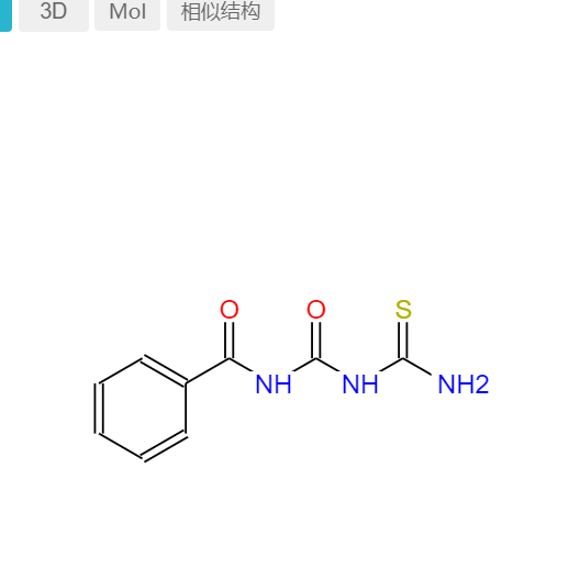 1-苯甲酰基-2-硫代缩二脲 41835-24-9