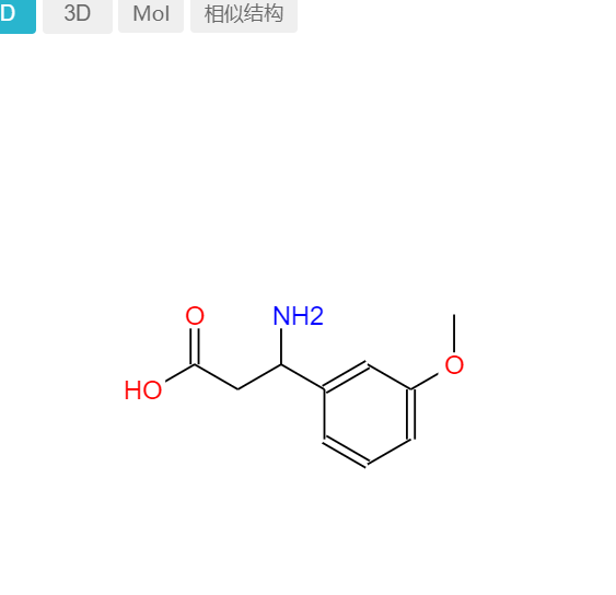 3-氨基-3-(3-甲氧苯基)丙酸 68208-19-5
