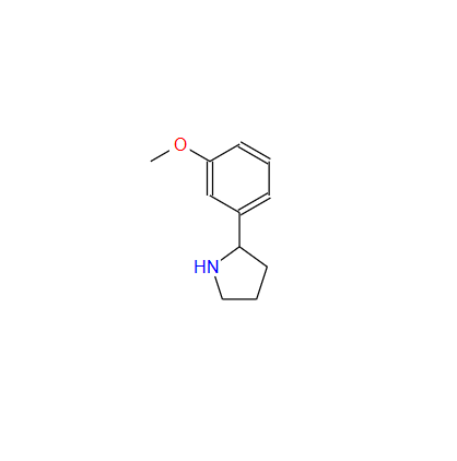 2-(3-甲氧苯基)-吡咯烷 103861-77-4