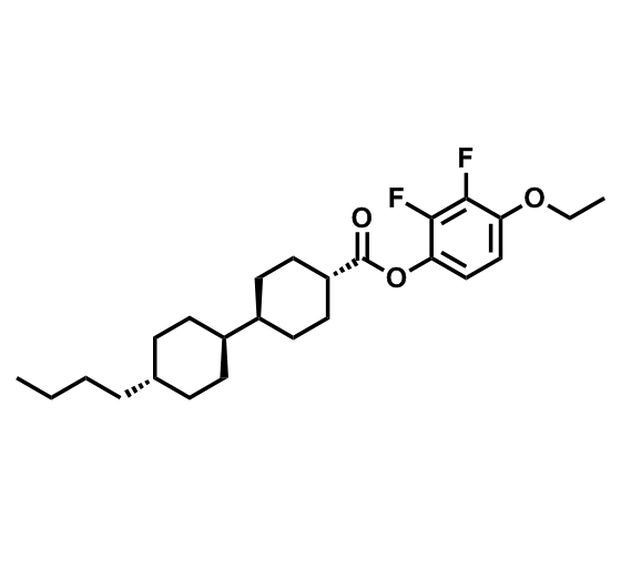 丁基双环己基甲酸-2,3-二氟对乙氧基苯酚酯  126163-44-8