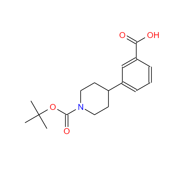 1-BOC-4-(3-羧基苯基)哌啶 828243-30-7