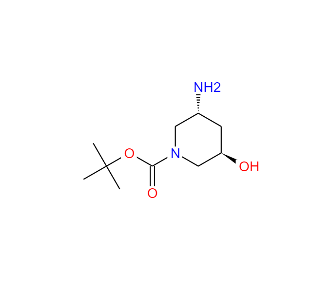 (3R,5R)-3-Amino-5-hydroxy-piperidine-1-carboxylic acid tert-butyl ester 1433178-03-0