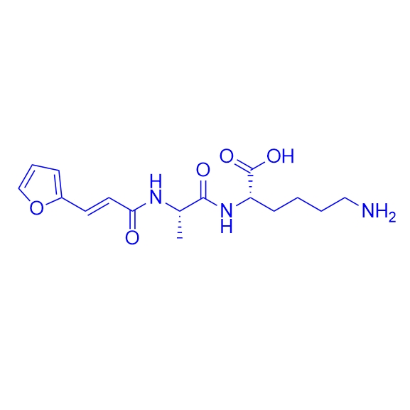 N-[3-(2-呋喃基)丙烯酰基]丙氨酸赖氨酸/76079-03-3/FA-Ala-Lys-OH