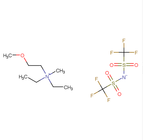 N-甲氧基乙基-N-甲基二乙基铵双（三氟甲烷磺酰）亚胺盐 464927-84-2