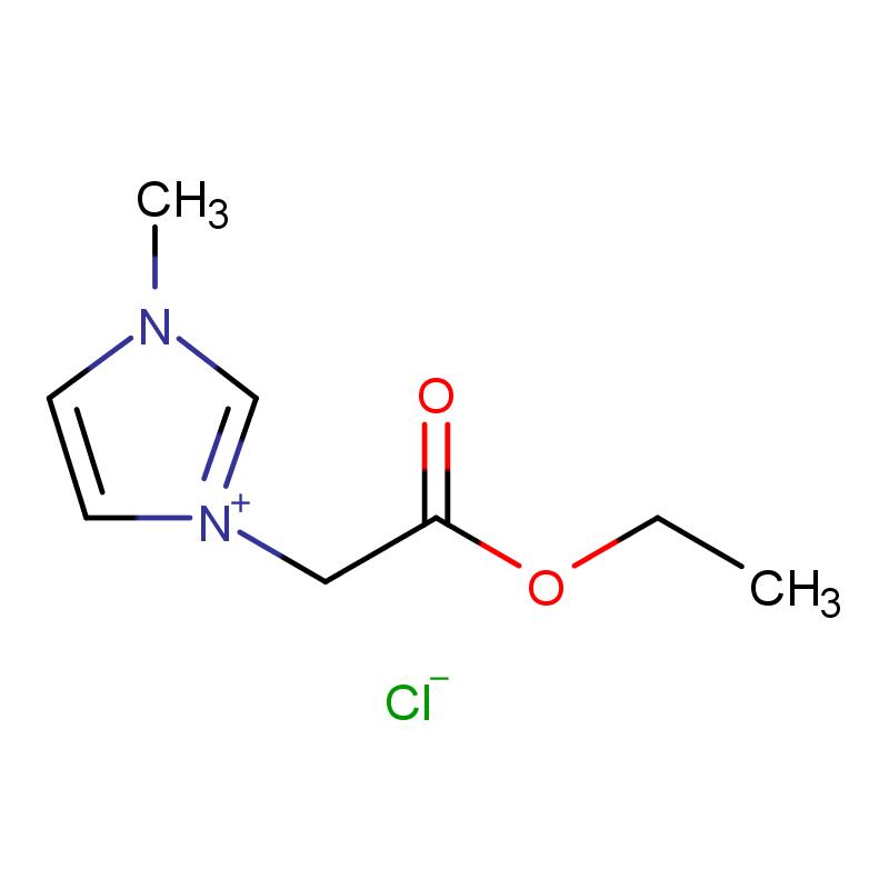 464916-25-4 1-乙酯甲基-3-甲基咪唑氯盐 结构式图片