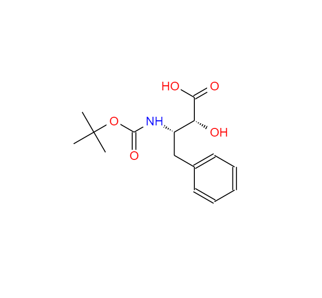 (2R,3S)-3-叔丁氧羰酰氨基-2-羟基-4-苯丁酸 105181-72-4