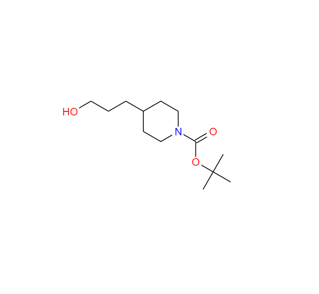 N-BOC-4-(3-羟丙基)-哌啶 156185-63-6