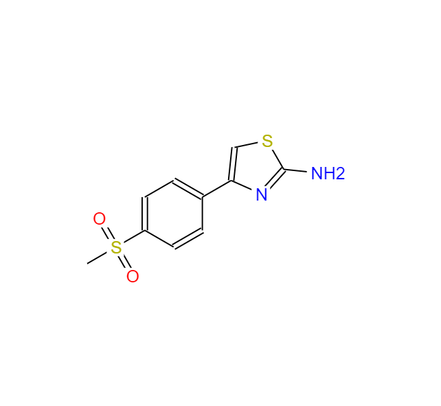 4-[4-(甲磺酰基)苯基]-1,3-噻唑-2-胺 383131-95-1