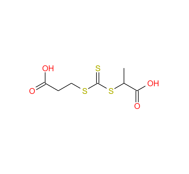 3-(((1-羧乙基)硫代)羰硫基)硫代丙酸 870451-09-5