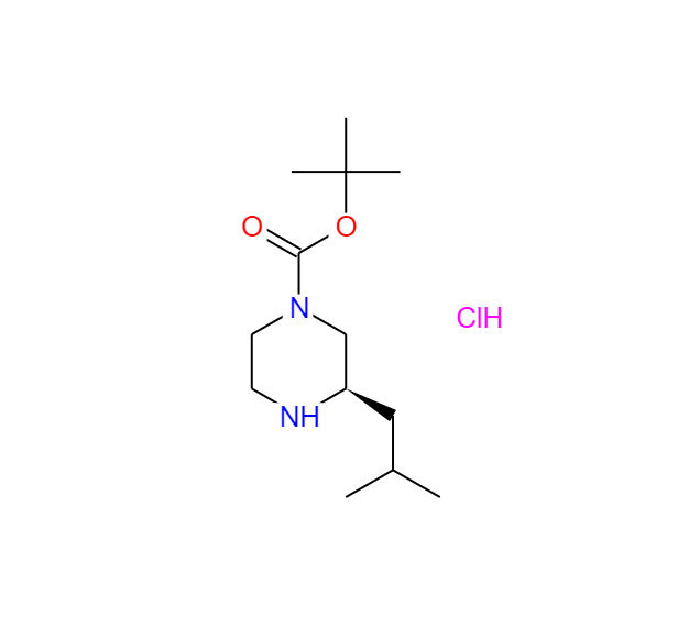 (R)-3-异丁基哌嗪-1-甲酸叔丁酯盐酸盐 1217469-14-1