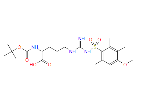 200122-49-2  N^A-BOC-N^W-(4-甲氧基-2,3,6-三甲基苯基磺酰基)-D-精氨酸