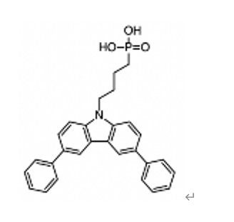 [4-(3,6-二苯基- 9H-咔唑-9基) 丁基]磷酸