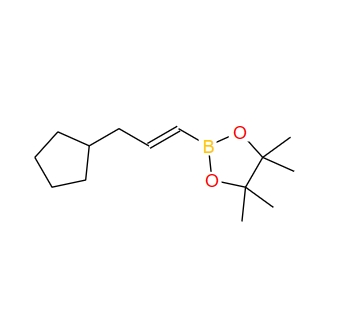 反式-3-环戊基-1-丙烯基硼酸频哪醇酯 1073354-57-0