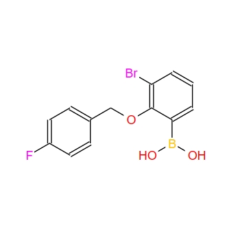 3-溴-2-(4′-氟苄氧基)-苯基硼酸 849052-22-8