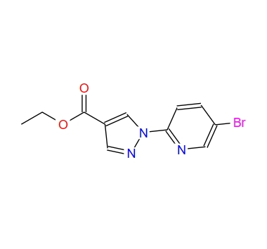 1-(5-bromo-pyridin-2-yl)-1H-pyrazole-4-carboxylic acid ethyl ester 915394-68-2