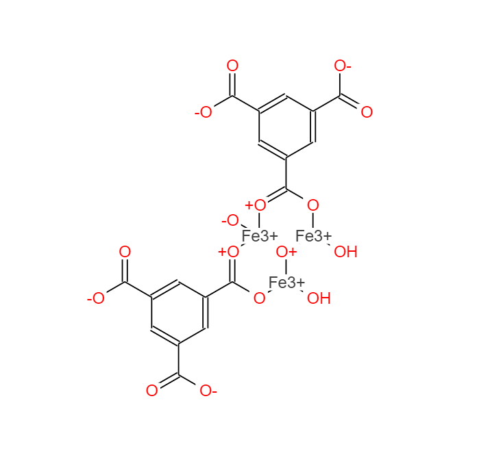 1,3,5-苯三羧酸铁(III)水合物,多孔(不含F的MIL-100(FE),KRICT：F100)[铁三聚物 1257379-83-1