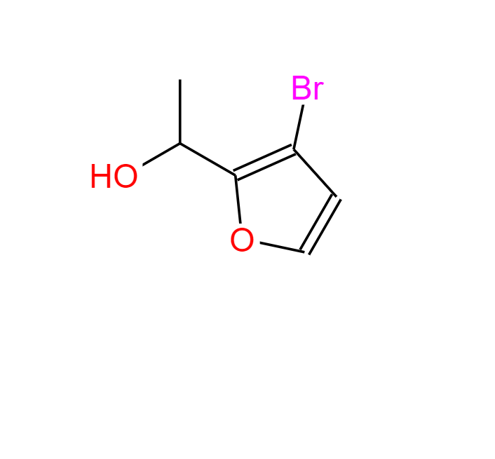 1-(3-溴呋喃-2-基)乙醇 67170-98-3
