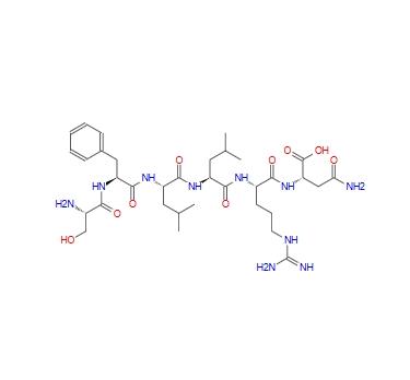 (2S,5S,8S,11S,14S,17S)-17-氨基-2-(2-氨基-2-氧代乙基)-14-苄基-5-(3-胍基丙基)-18-羟基-8,11-二异丁基-4,7,10,13,16-五氧代-3,6,9,12,15-五氮杂十八烷-1-酸 141136-83-6