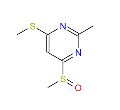 2-methyl-4-methylsulfinyl-6-methylthiopyrimidine 88317-67-3