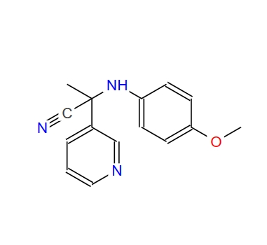2-(4-methoxyphenylamino)-2-(pyridin-3-yl)propanenitrile 1221756-04-2