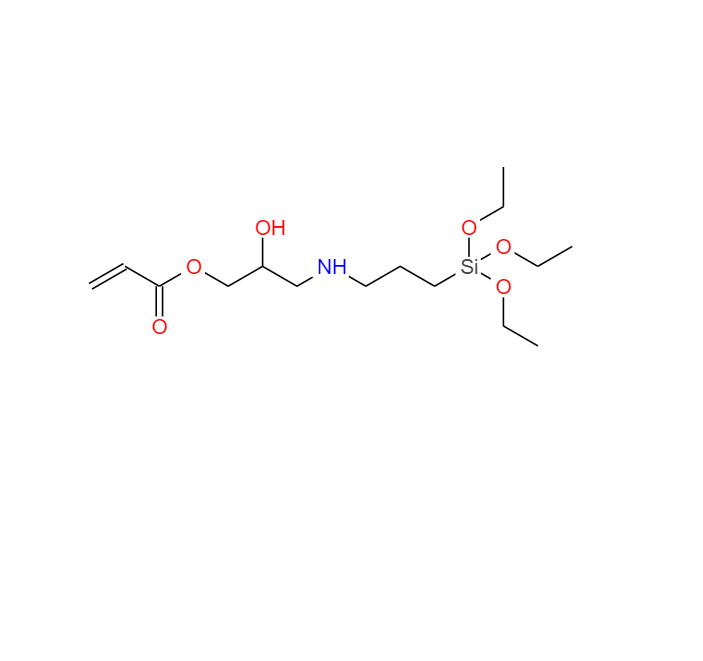 N-(3-丙烯酰氧基-2-羟丙基)-3-氨丙基三乙氧基硅烷 123198-57-2