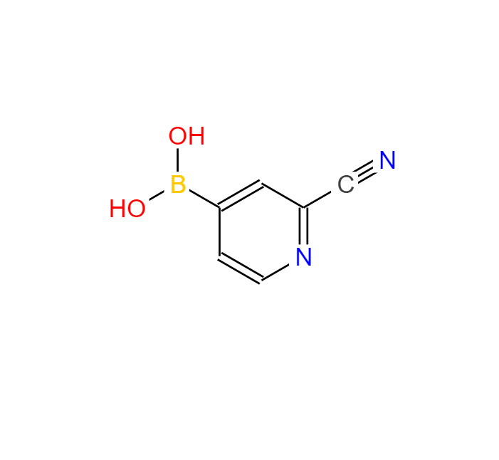 (2-氰基吡啶-4-基)硼酸