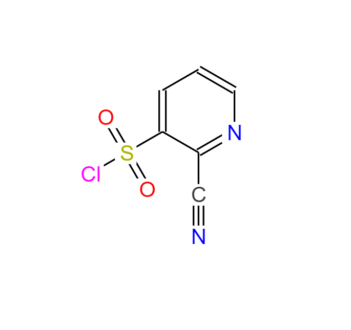 2-氰基吡啶-3-磺酰氯