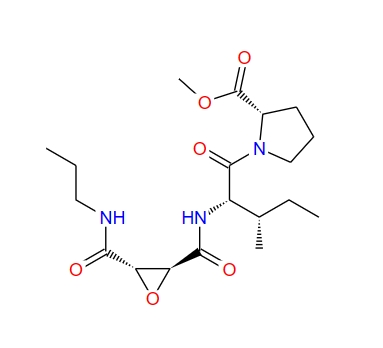 (S)-1-((2S,3S)-3-甲基-2-((2S,3S)-3-(丙基氨基甲酰基)环氧乙烷-2-羧酰胺基)戊酰基)吡咯烷-2-羧酸甲酯 147859-80-1