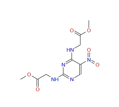N,N'-(5-nitro-pyrimidine-2,4-diyl)-bis-glycine-dimethyl ester 875232-96-5