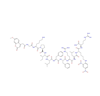 Mca-Gly-Lys-Pro-Ile-Leu-Phe-Phe-Arg-Leu-Lys: Dnp-DArg-NH2 839730-93-7