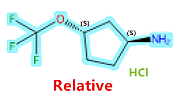 rel-(1S,3S)-3-(trifluoromethoxy)-Cyclopentanamine hydrochloride