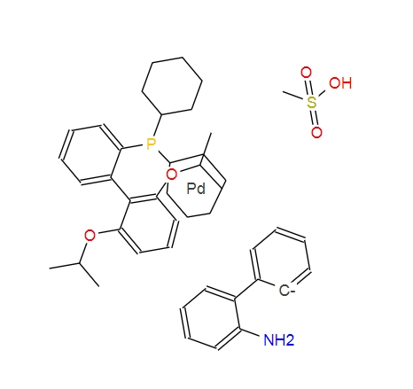 1445085-77-7；甲磺酸(2-二环己基膦基-2',6'-二异丙氧基-1,1'-联苯基)(2-氨基-1,1'-联苯-2-基)钯(II)