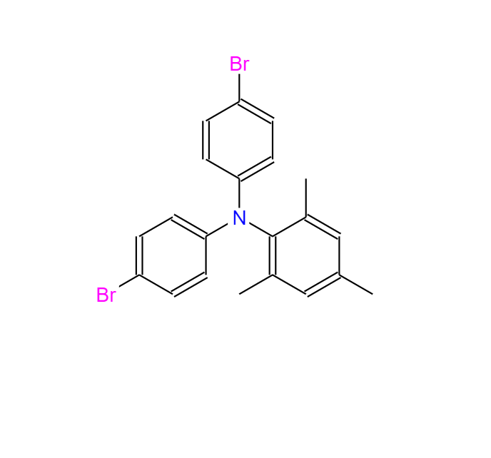 N,N-双(4-溴苯基)-2,4,6-三甲基苯胺 663943-27-9