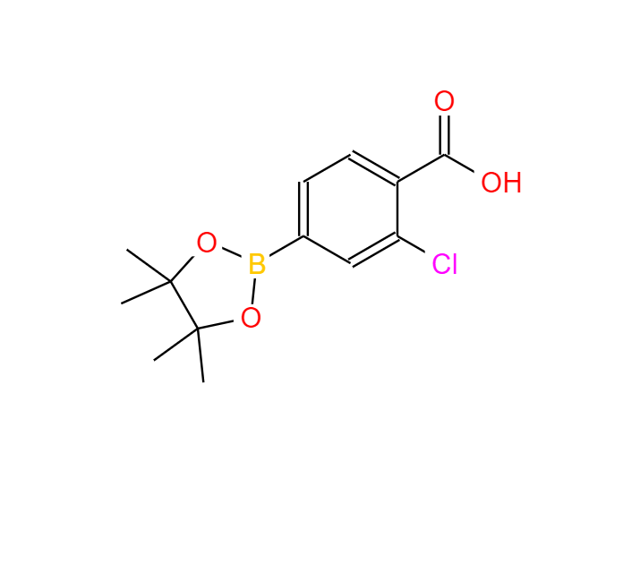4-羧基-3-氯苯硼酸频那醇酯 890839-31-3