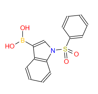 129271-98-3；1-(苯基磺酰)-3-吲哚基硼酸；1-(Phenylsulfonyl)-3-indolylboronic acid